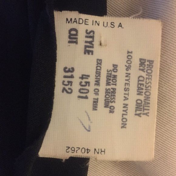 Vintage Sequin Black Dress ~ Size 6 - Picture 5 of 5